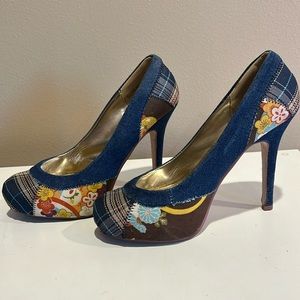 Bamboo Platform High Heel shoes